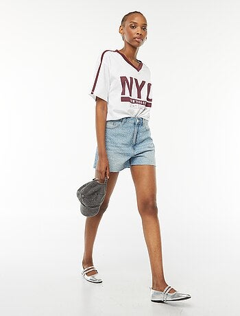 T-shirt imprimé 'New York' oversize