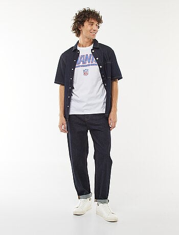T-shirt imprimé 'NFL' 'Giants' manches courtes