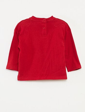 T-shirt imprimé Noël en coton