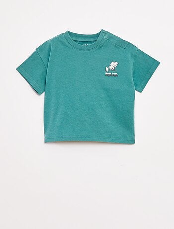T-shirt imprimé poitrine & dos