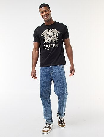 T-shirt imprimé 'Queen' à manches courtes