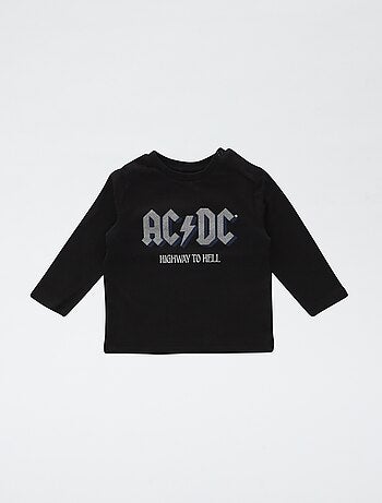 T-shirt imprimé 'Rolling stones' en coton uni