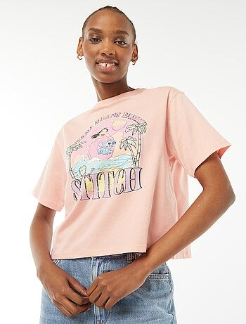 T-shirt imprimé 'Stitch'
