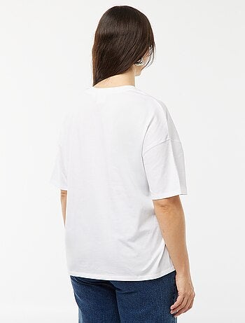 T-shirt imprimé 'The Rolling Stones' manches courtes