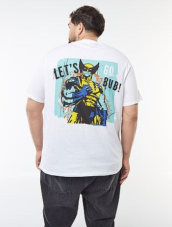 T-shirt imprimé 'X-Men' 'Marvel' manches courtes