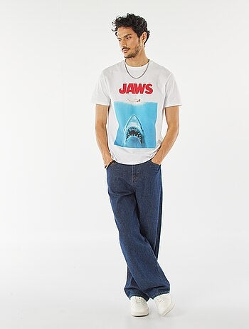 T-shirt 'Jaws' 'les dents de la mer' manches courtes