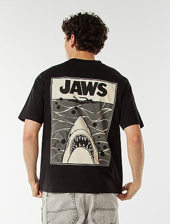 T-shirt 'Jaws' 'Les dents de la mer' manches courtes
