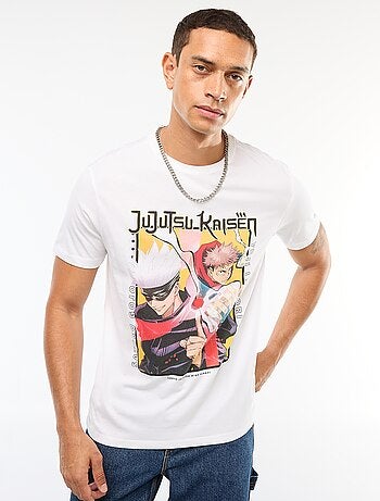 T-shirt 'Jujutsu kaisen' en coton