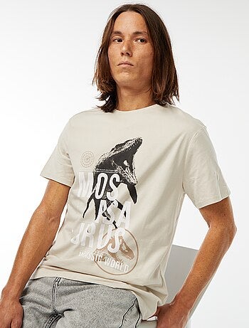 T-shirt 'Jurassic World' manches courtes