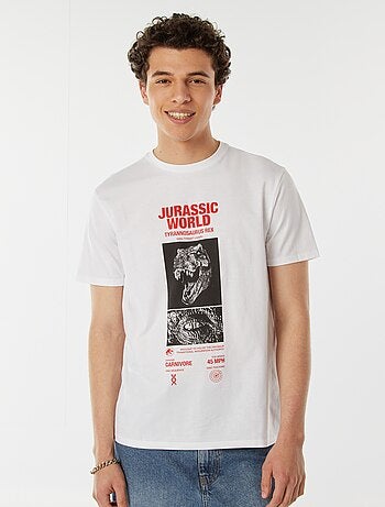 T-shirt 'Jurassic World' manches courtes