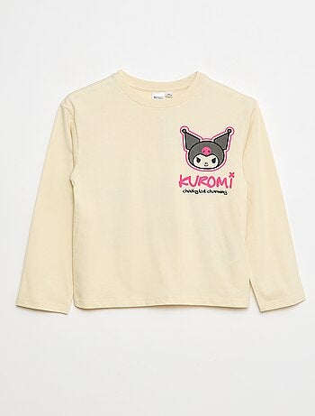 T-shirt 'Kuromi' 'Hellokitty&friends' en jersey coton