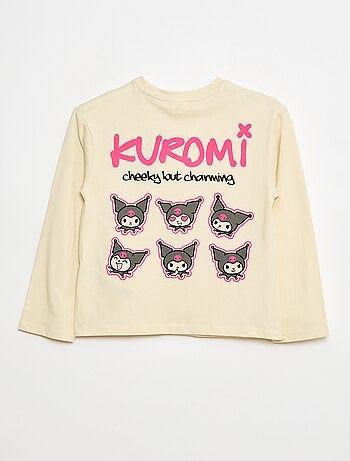 T-shirt 'Kuromi' 'Hellokitty&friends' en jersey coton