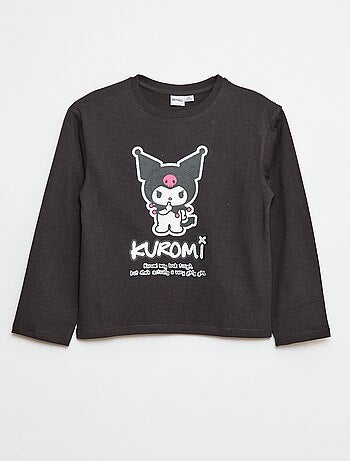 T-shirt 'Kuromi' 'Hellokitty&friends' en jersey coton