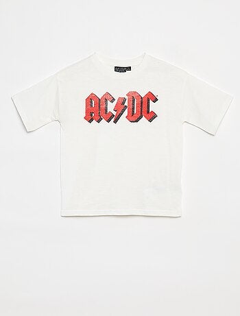 T-shirt loose à manches courtes 'AC/DC'