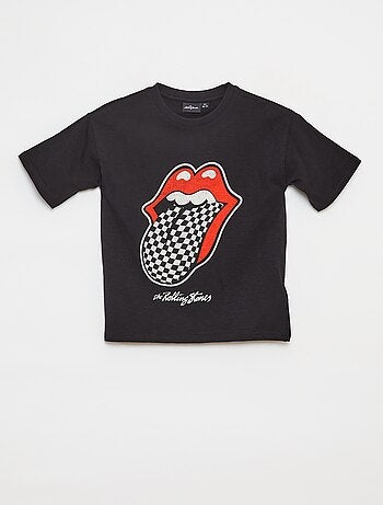 T-shirt loose à manches courtes 'Rolling Stones'