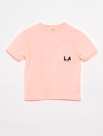 T-shirt loose avec poche poitrine