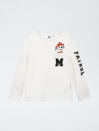 T-shirt manche longue 'Pat patrouille' en coton