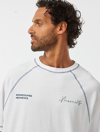 T-shirt manches courtes à la coupe oversize