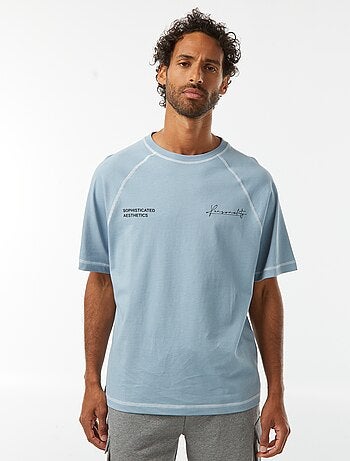 T-shirt manches courtes à la coupe oversize