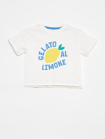 T-shirt manches courtes à motif