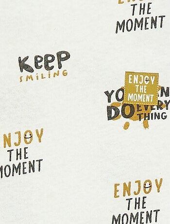 T-shirt manches courtes à motif