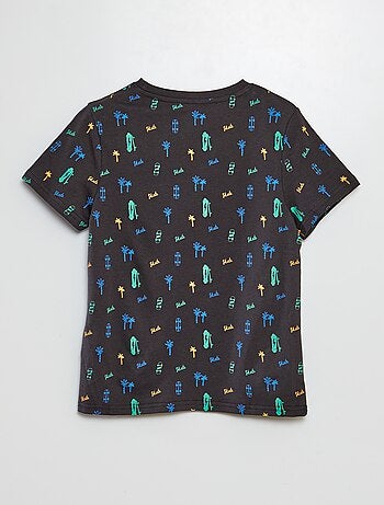 T-shirt manches courtes à motif
