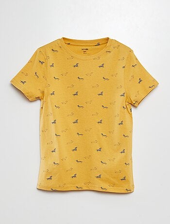 T-shirt manches courtes à motif