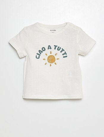 T-shirt manches courtes avec imprimé