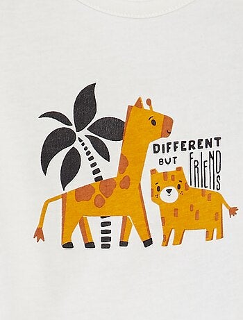 T-shirt manches courtes avec imprimé