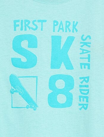 T-shirt manches courtes avec imprimé