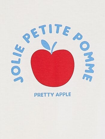 T-shirt manches courtes imprimé