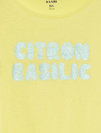 T-shirt manches courtes imprimé