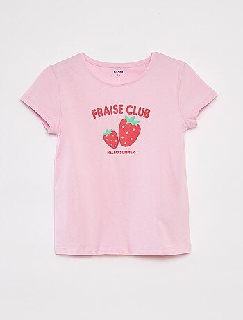 T-shirt manches courtes imprimé