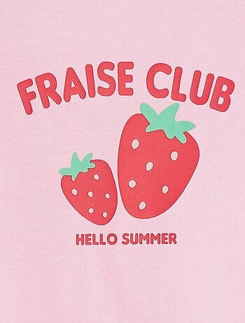 T-shirt manches courtes imprimé