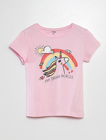 T-shirt manches courtes imprimé