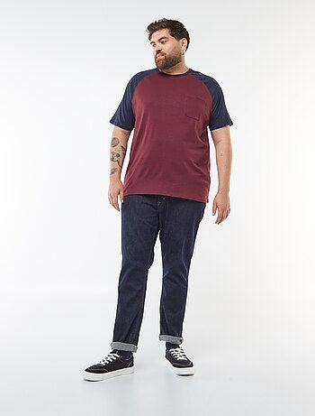 T-shirt Manches courtes raglan avec poche poitrine