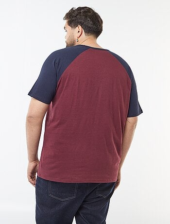 T-shirt Manches courtes raglan avec poche poitrine