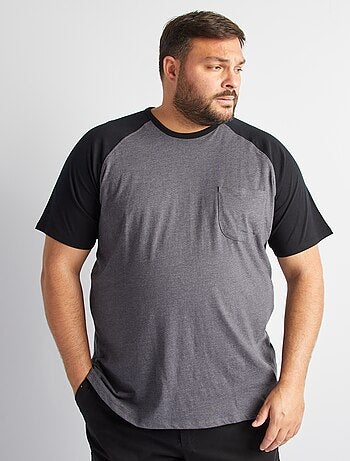 T-shirt Manches courtes raglan avec poche poitrine
