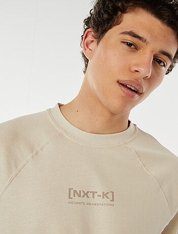 T-shirt manches courtes raglan imprimé
