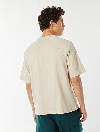 T-shirt manches courtes raglan imprimé