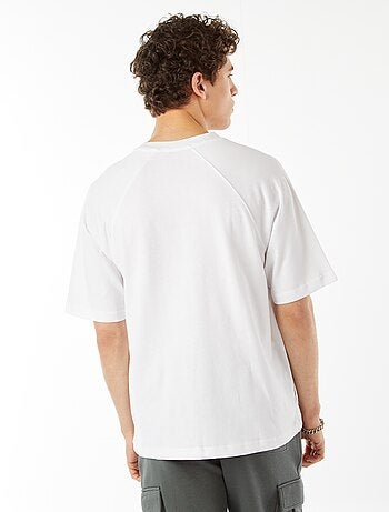 T-shirt manches courtes raglan imprimé