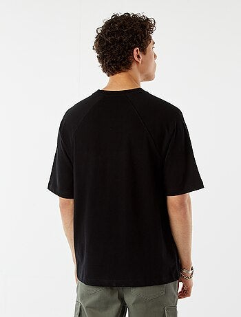T-shirt manches courtes raglan imprimé