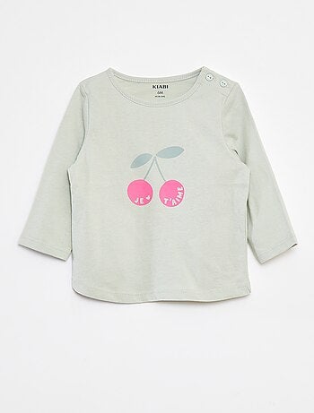 T-shirt manches longue impirmé