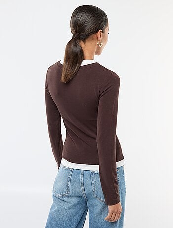 T-shirt manches longues 2 en 1