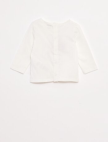 T-shirt manches longues avec animation devant