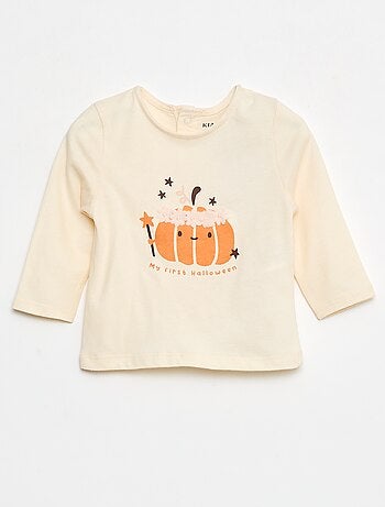 T-shirt manches longues avec animation devant