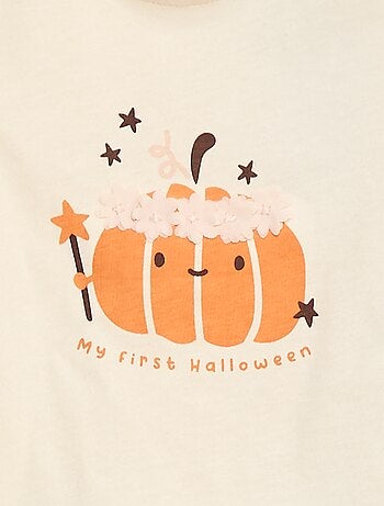 T-shirt manches longues avec animation devant