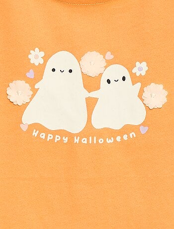 T-shirt manches longues avec animation devant