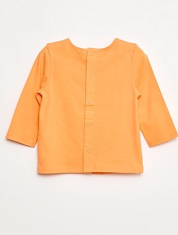 T-shirt manches longues avec animation devant