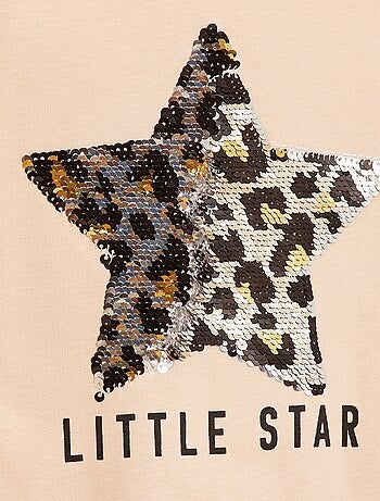 T-shirt manches longues avec sequins